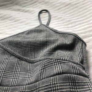 Antistar Grey Houndstooth Dress